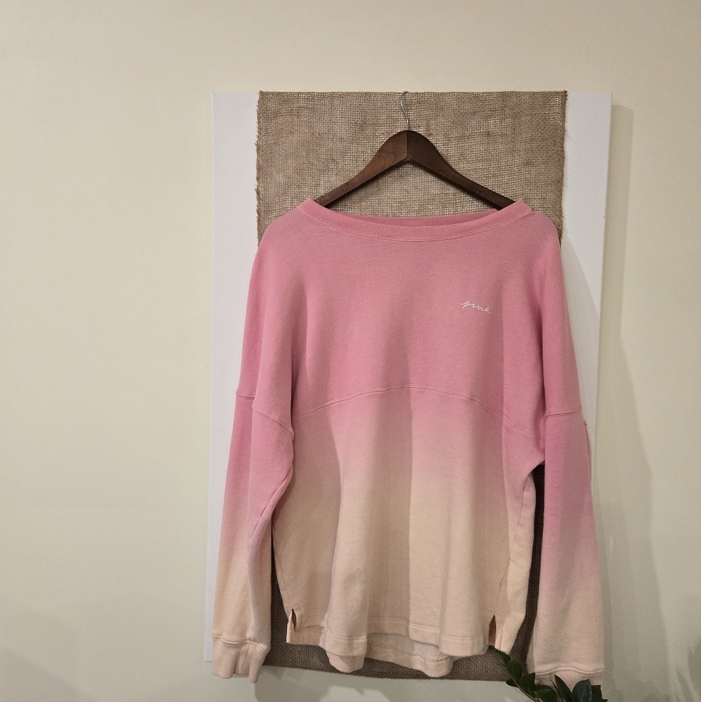Victorias Secret Pink long sleeve sweater. Size Med.